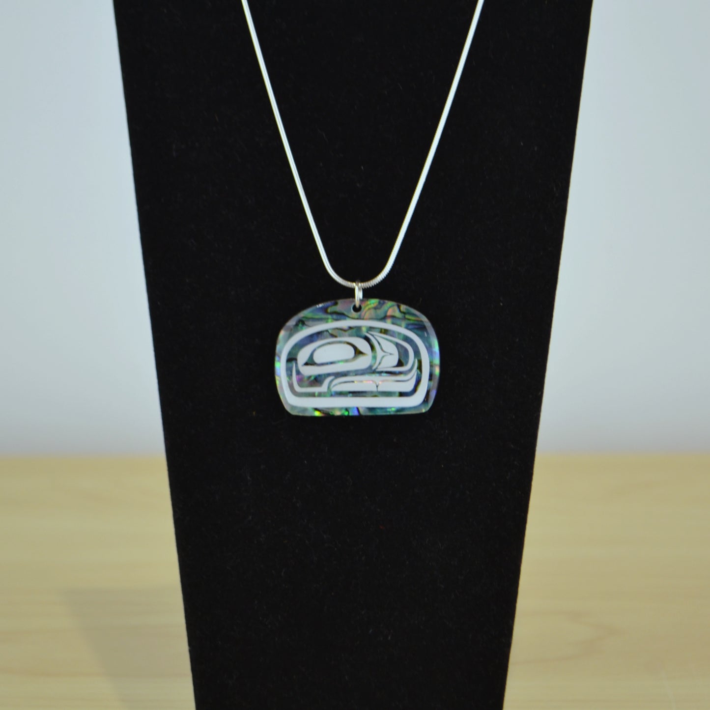 Abalone Trout Head Necklace