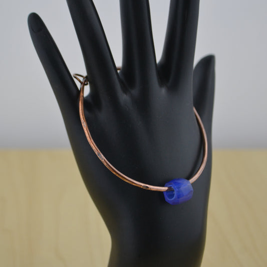 Copper Bangle w Bead