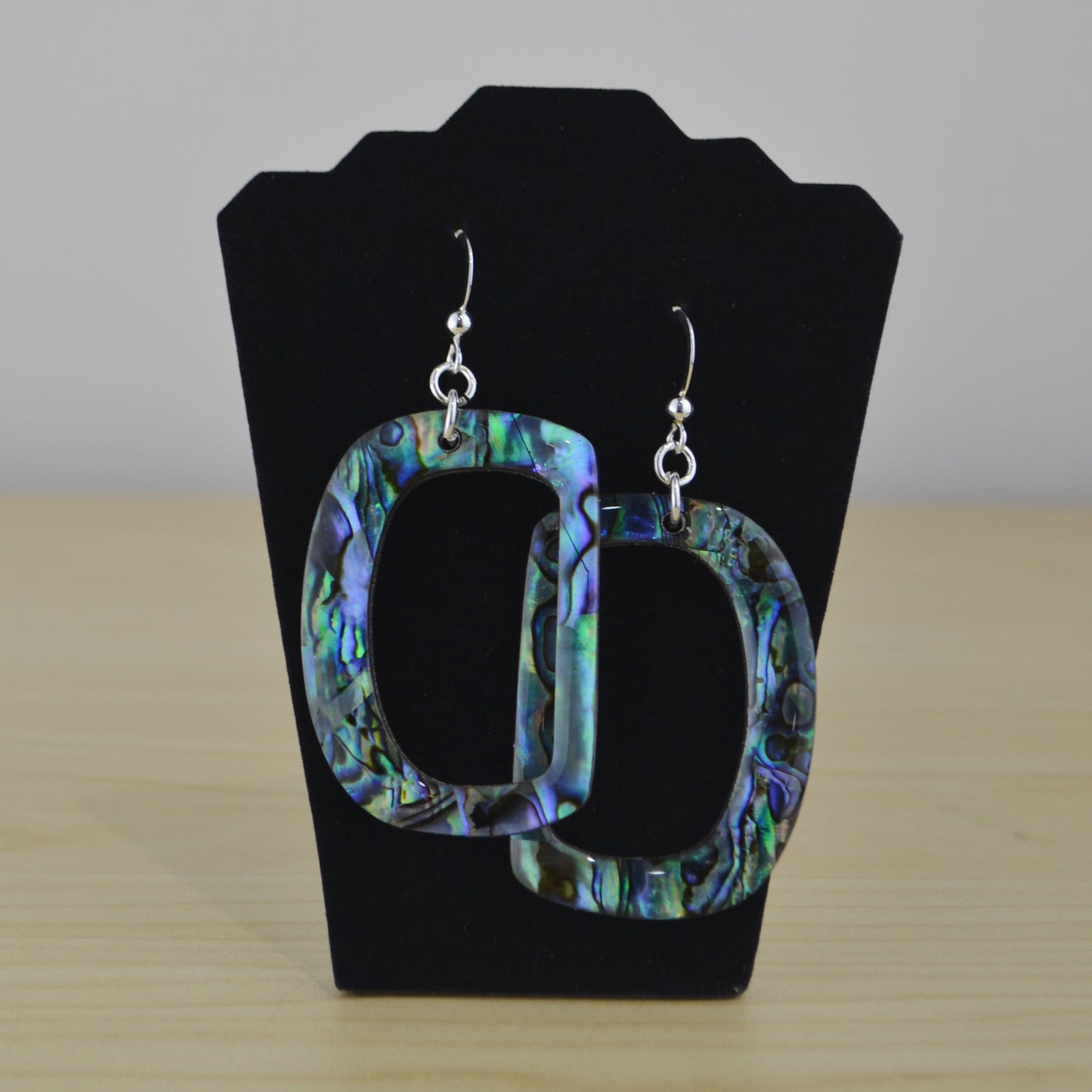Abalone Ovoid (Cutout) Earrings