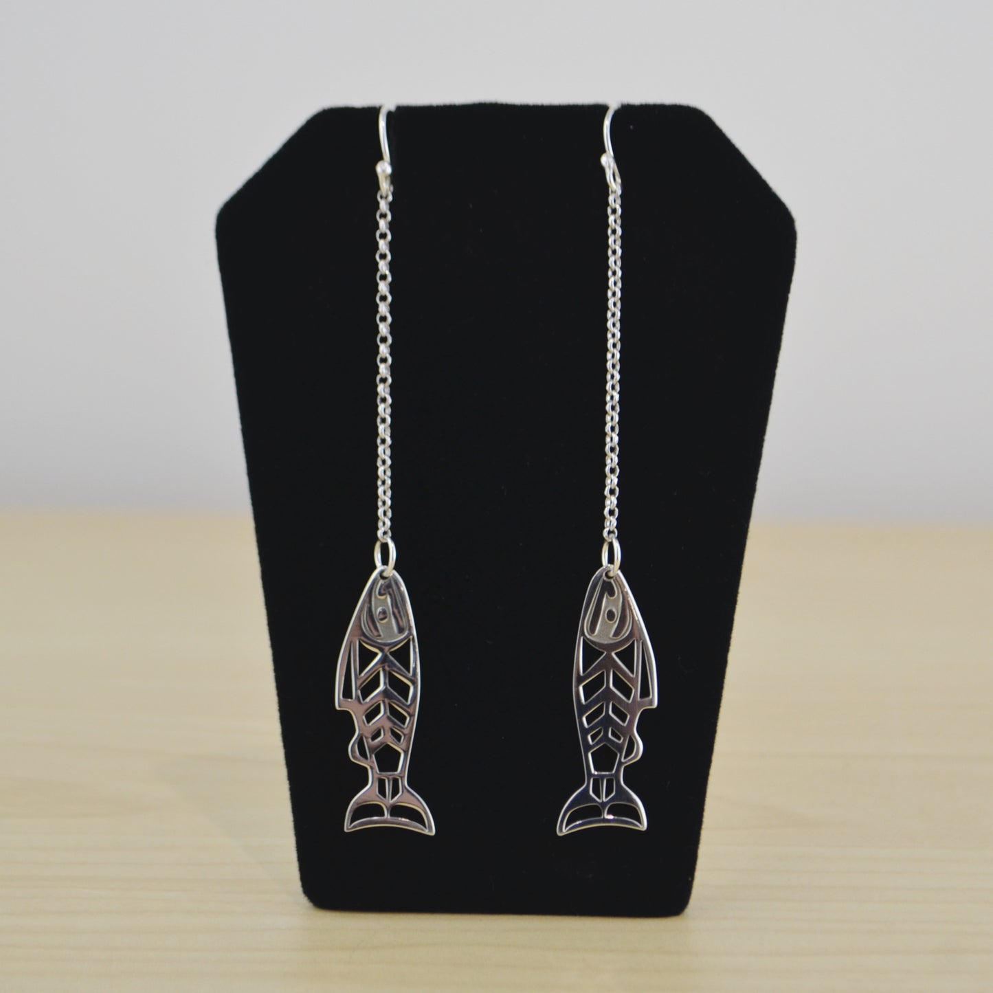 SS Salmon Earring Dangle