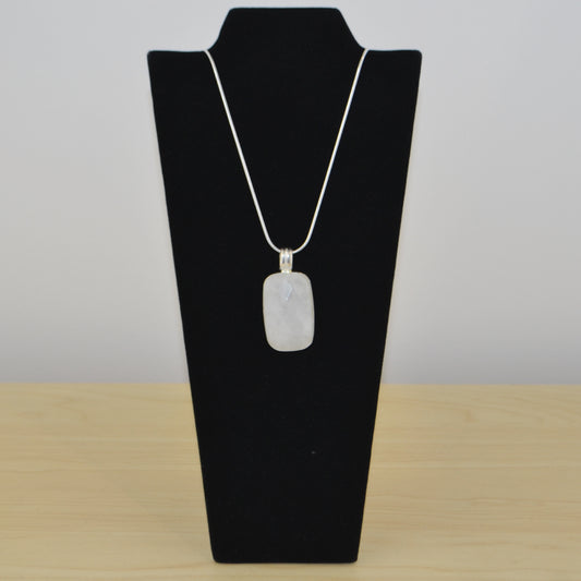 Rectangle Bezel Crystal Pendant