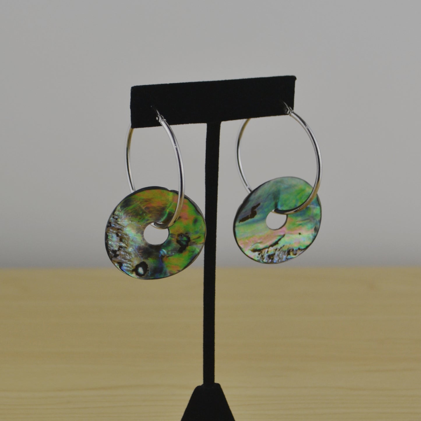 SS Hoop w Abalone Donut