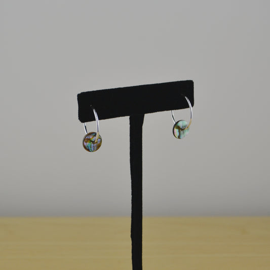 SS Hoop w Abalone Donut