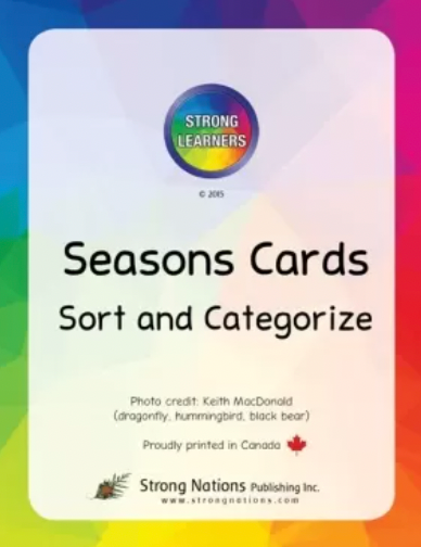 Seasons Cards; Sort and Categorize