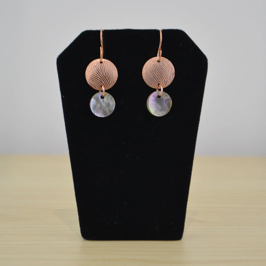 Copper Moon w Abalone Disc