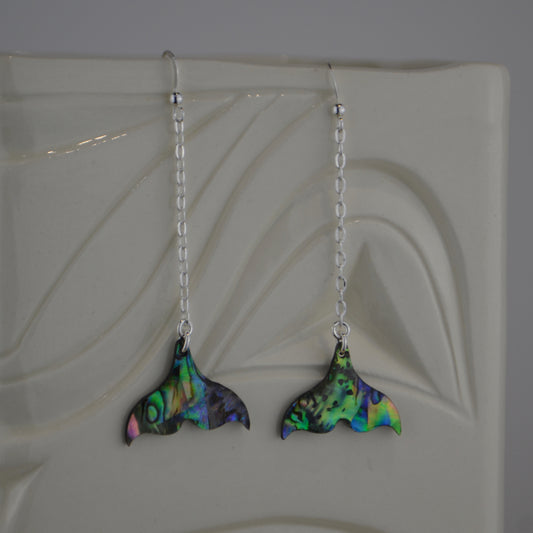 Abalone Whale Tail Dangles