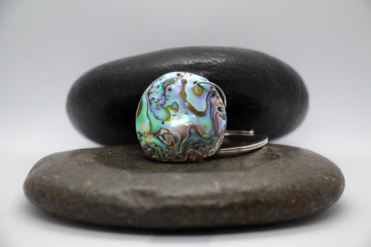Abalone Shell Keychain