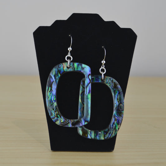 Abalone Ovoid (Cutout) Earrings
