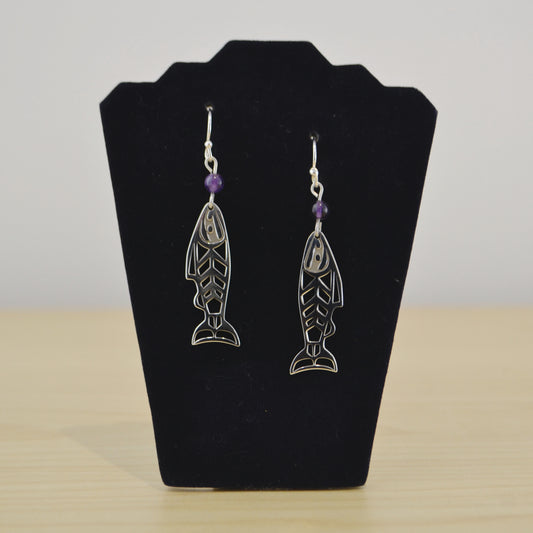 SS Salmon Earrings - Small