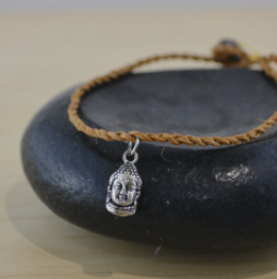 Cedar Rope Bracelet (2 ply) w Charm