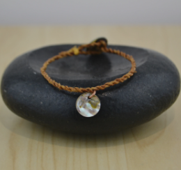 Cedar Rope Bracelet (2 ply) w Charm
