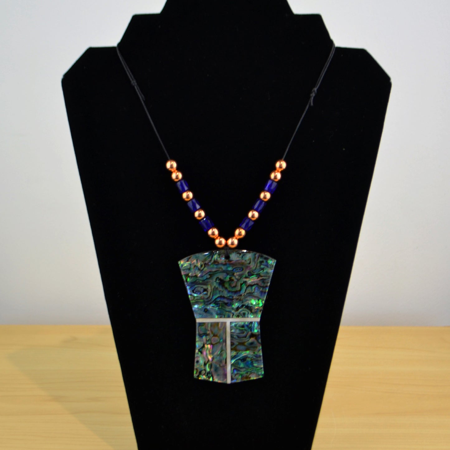 XXL Abalone Copper Necklace w/ MOP T