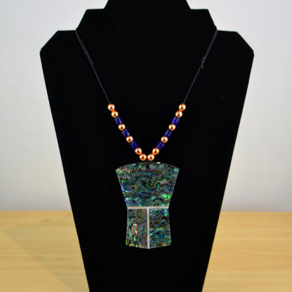 XXL Abalone Copper Necklace w/ MOP T