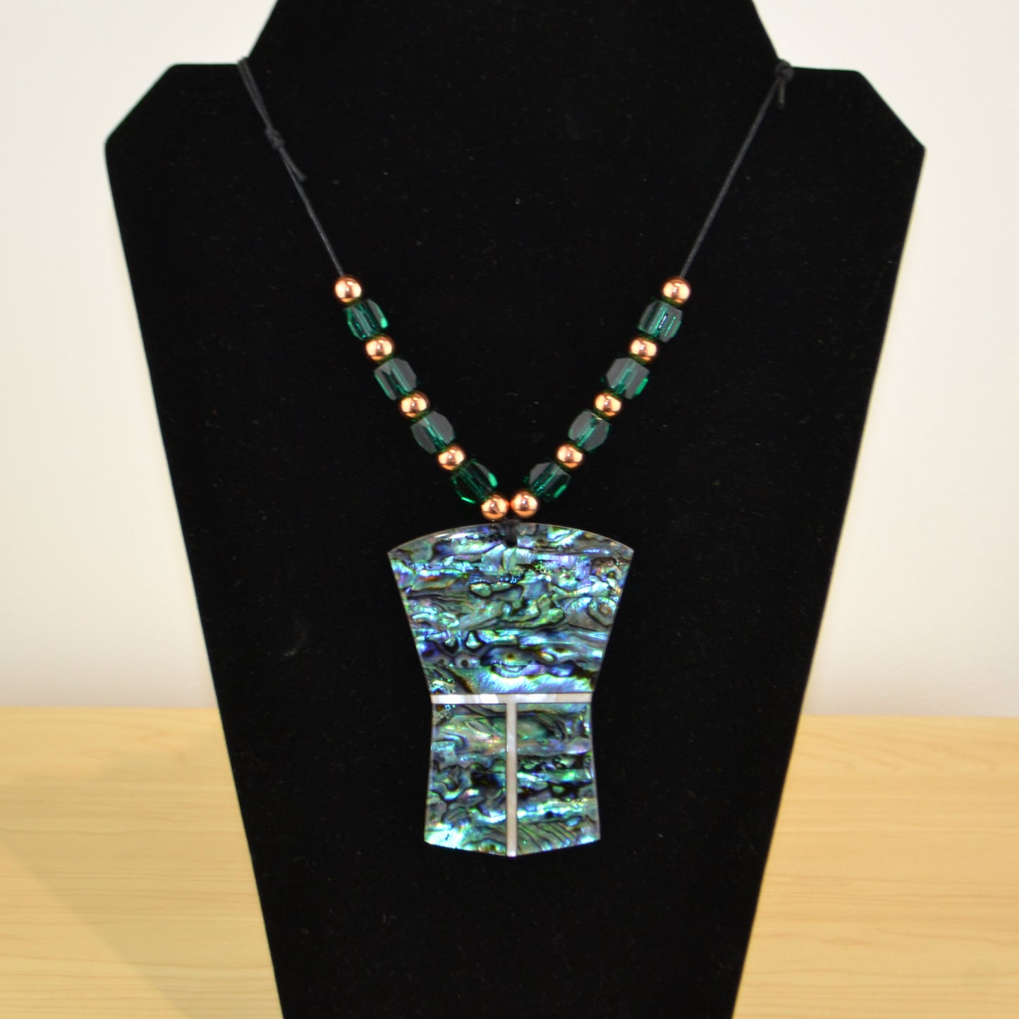 XXL Abalone Copper Necklace w/ MOP T