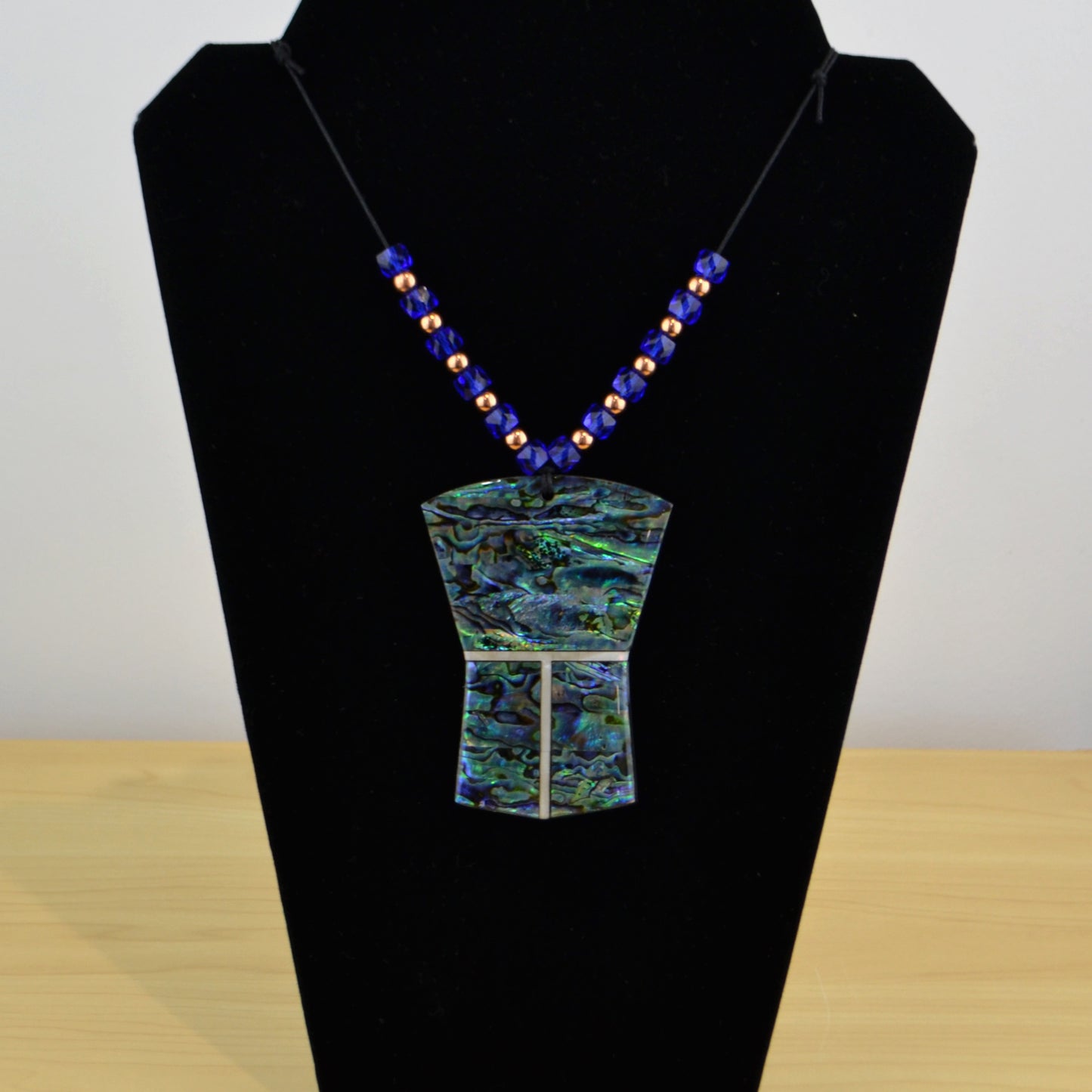 XXL Abalone Copper Necklace w/ MOP T