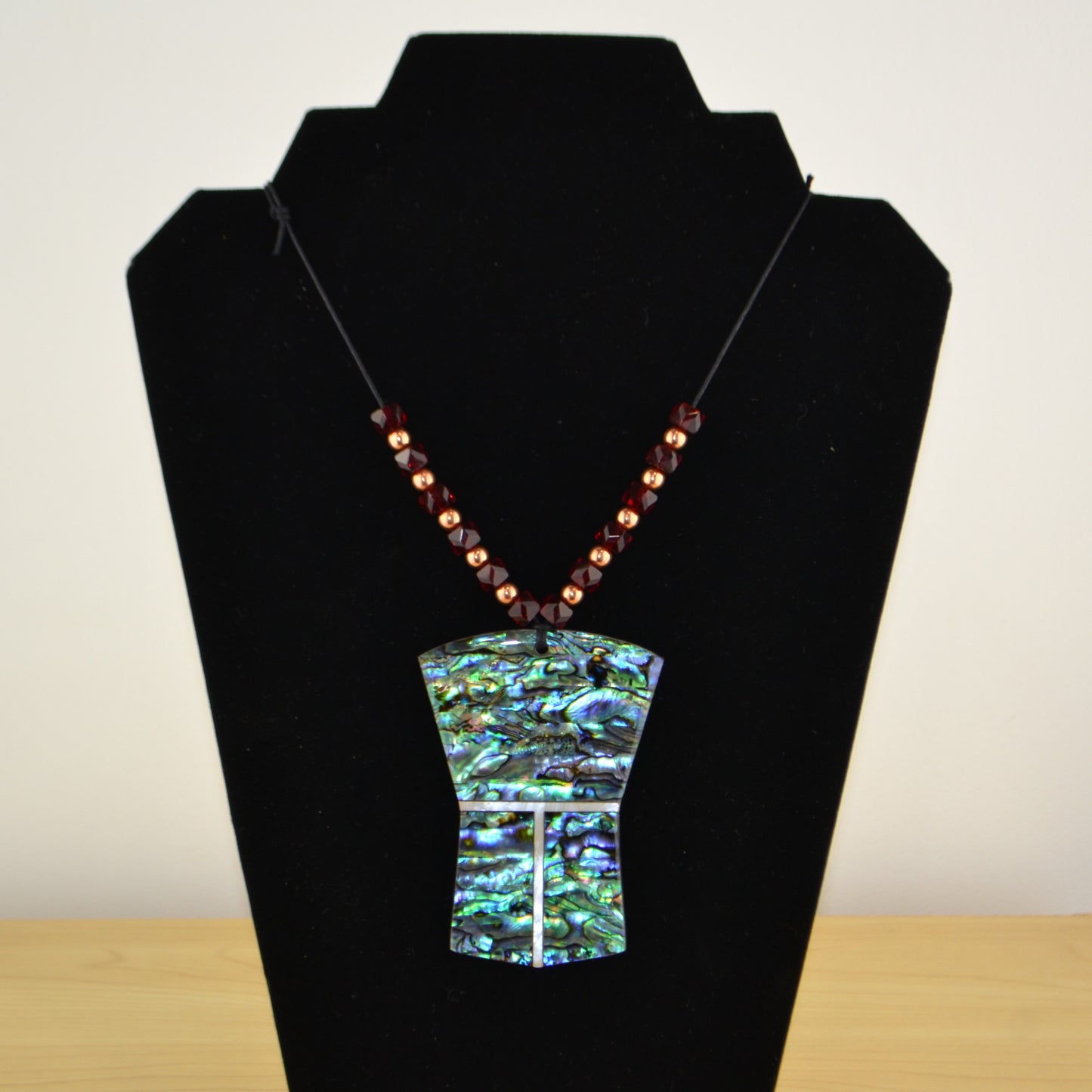 XXL Abalone Copper Necklace w/ MOP T